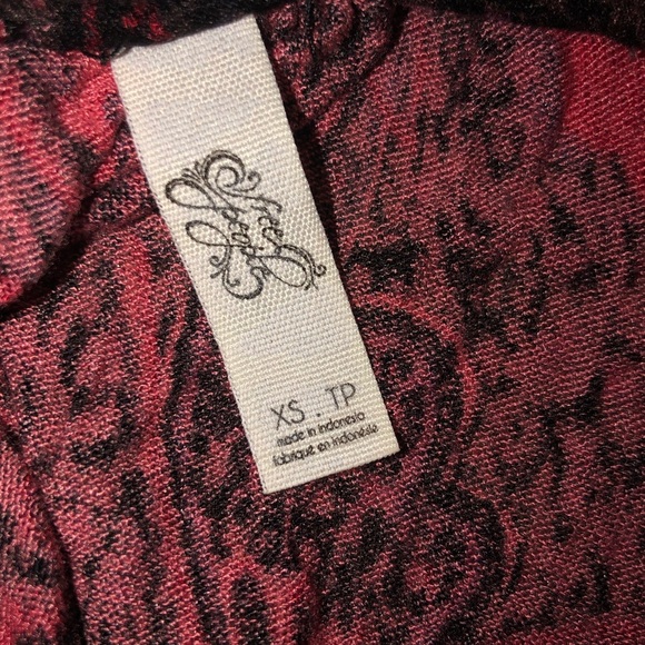 Free People Cold Shoulder Patterned Top - Picture 2 of 2